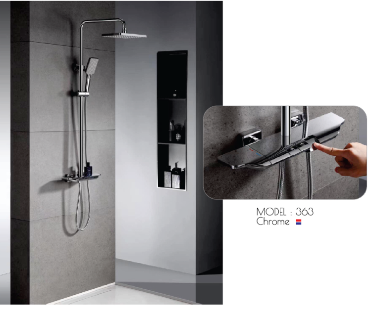 Bộ Sen Cây SDUY LUXURY 363 Mạ Chrome