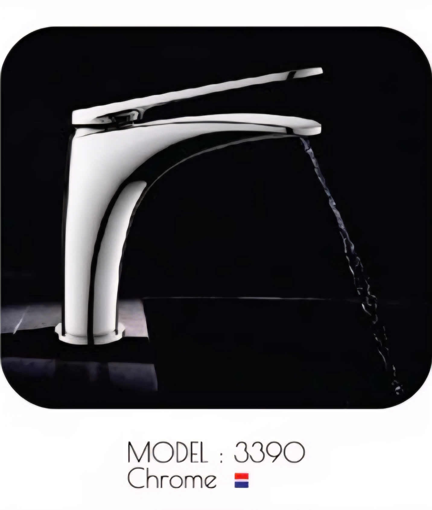 Vòi Chậu Dương Bàn Cao Cấp Model 3390 - Sáng Bóng